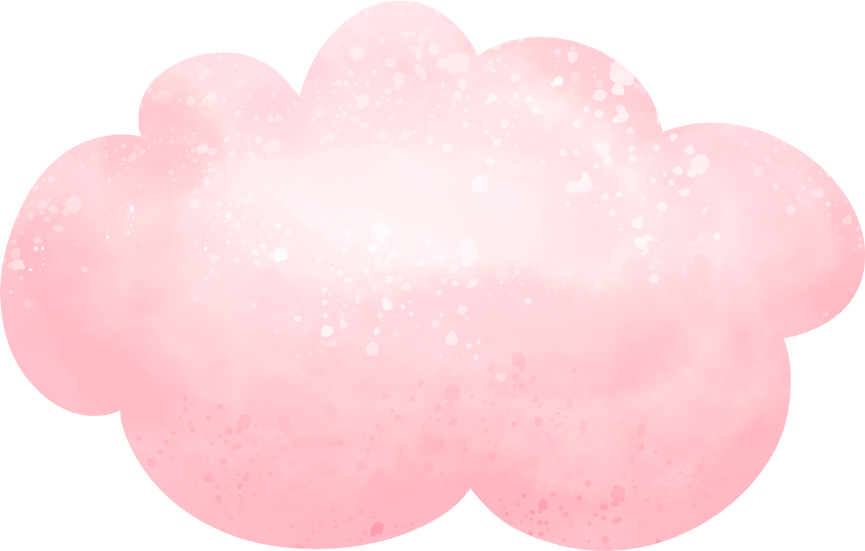 Pink cloud illustration